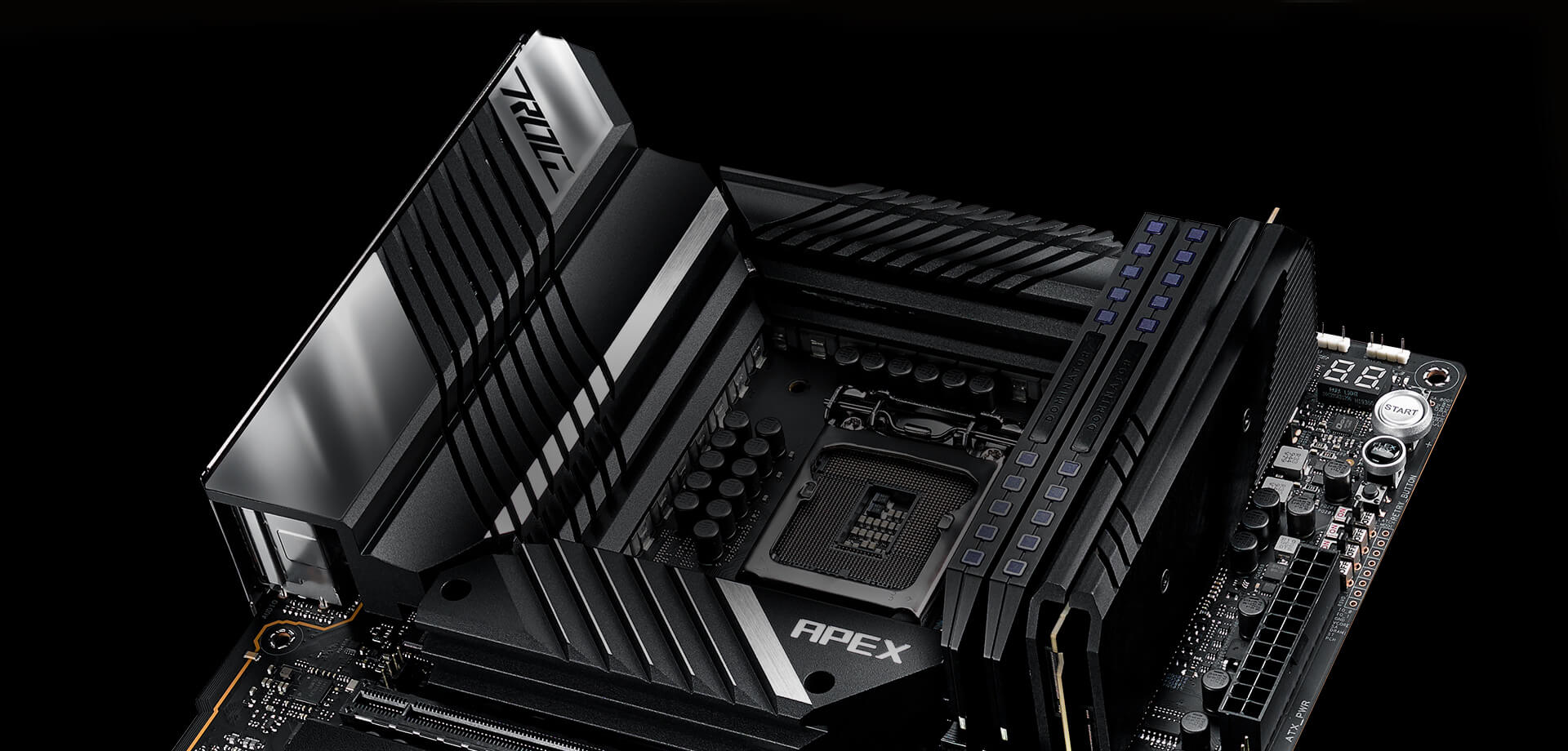 ROG MAXIMUS XIII APEX top view