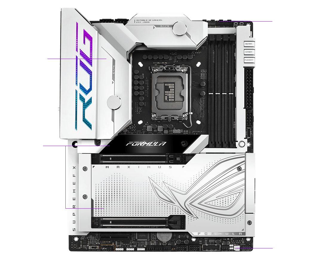 Cooling specs of the ROG Maximus Z790 Formula