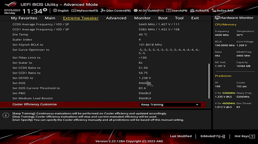 The features that AI Overclocking improves