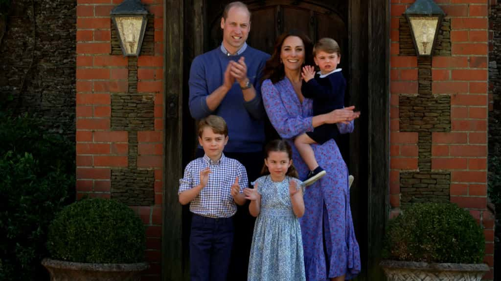 Prince William, Catherine, Prince George, Princess Charlotte and Prince Louis | Getty Images | Comic Relief 