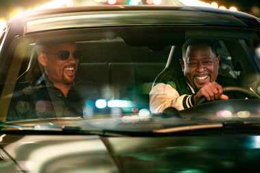 Will Smith (left) and Martin Lawrence star in "Bad Boys: Ride or Die." (Frank Masi/Columbia...