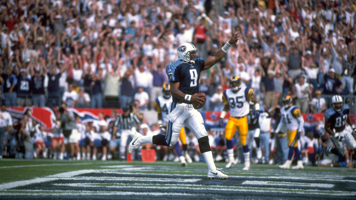 Steve McNair plays in archival footage from 'UNTOLD.'