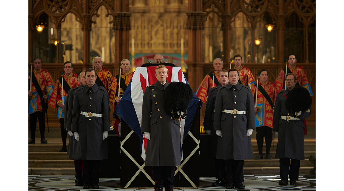 A view of Winston Churchill's funeral