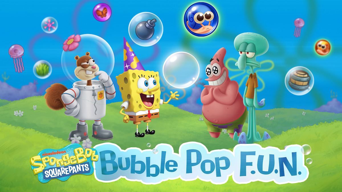 The trailer for the mobile game 'SpongeBob: Bubble Pop F.U.N.'