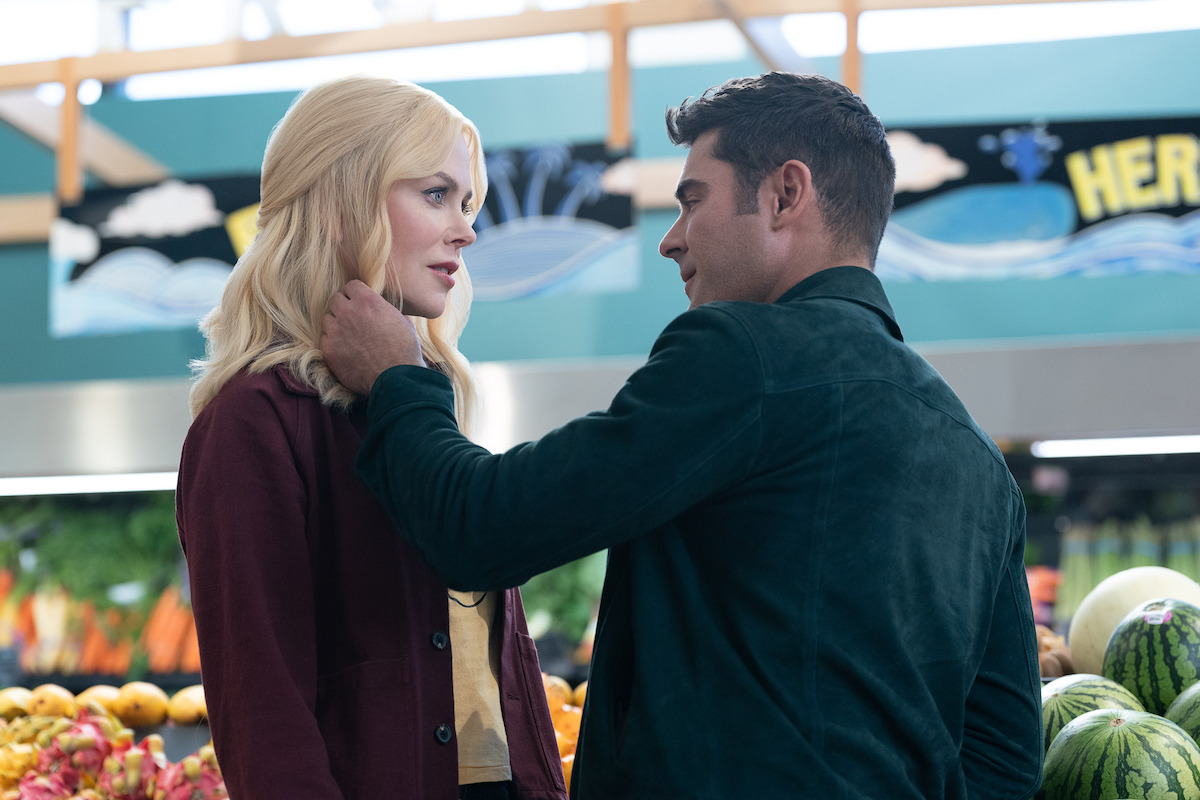 Nicole Kidman as Brooke Harwood and Zac Efron as Chris Cole in ‘A Family Affair’