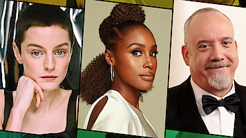 Emma Corrin, Issa Rae, and Paul Giamatti in Black Mirror Season 7 Cast Announcement