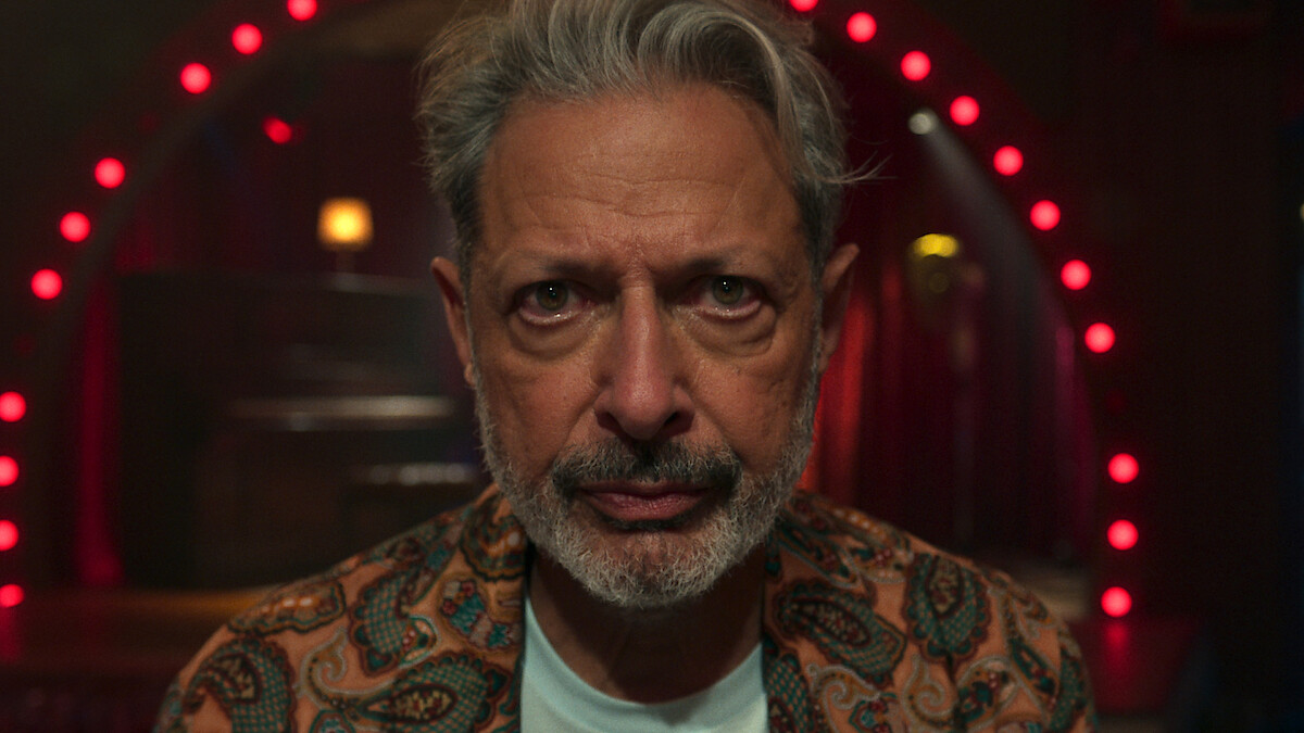 Jeff Goldblum as Zues in Season 1 of 'KAOS'