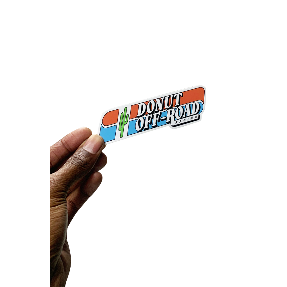 DONUT OFF-ROAD RACING DIE-CUT STICKER Model