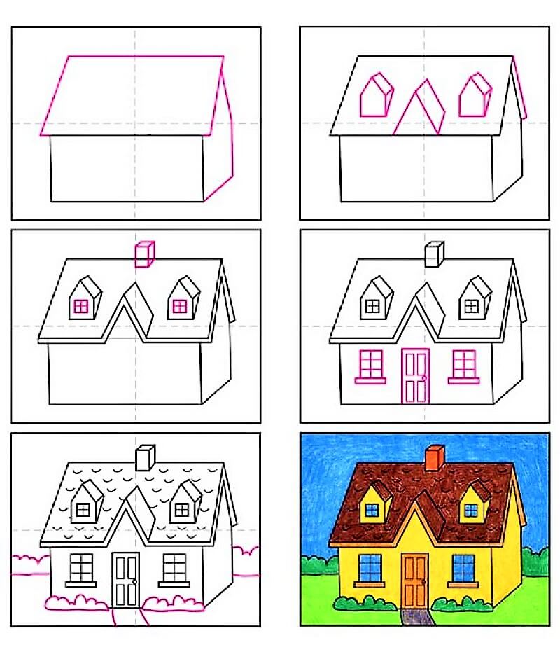 How to draw A House Idea 8