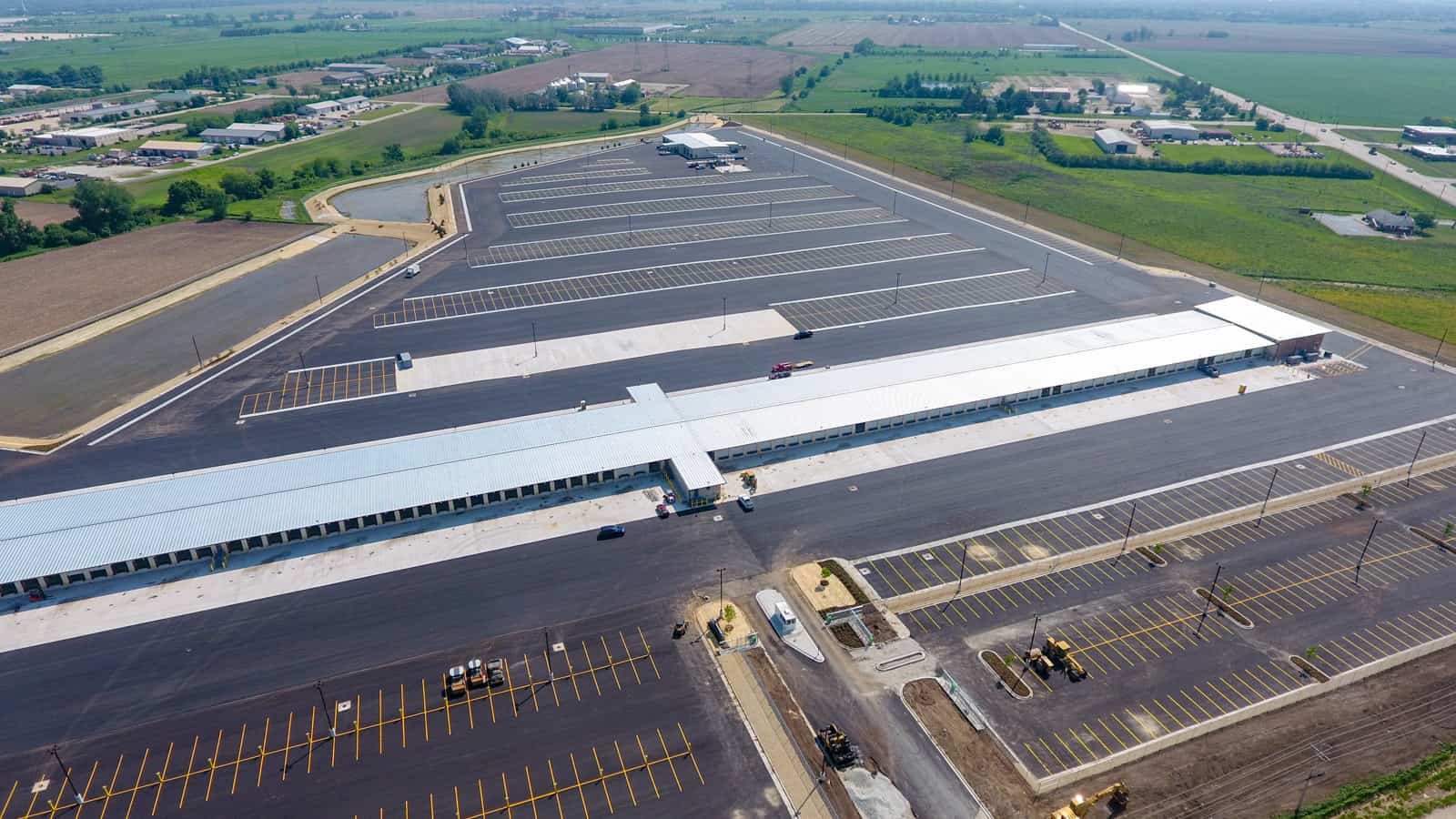 aerial photo of commercial facility in Joliet, IL