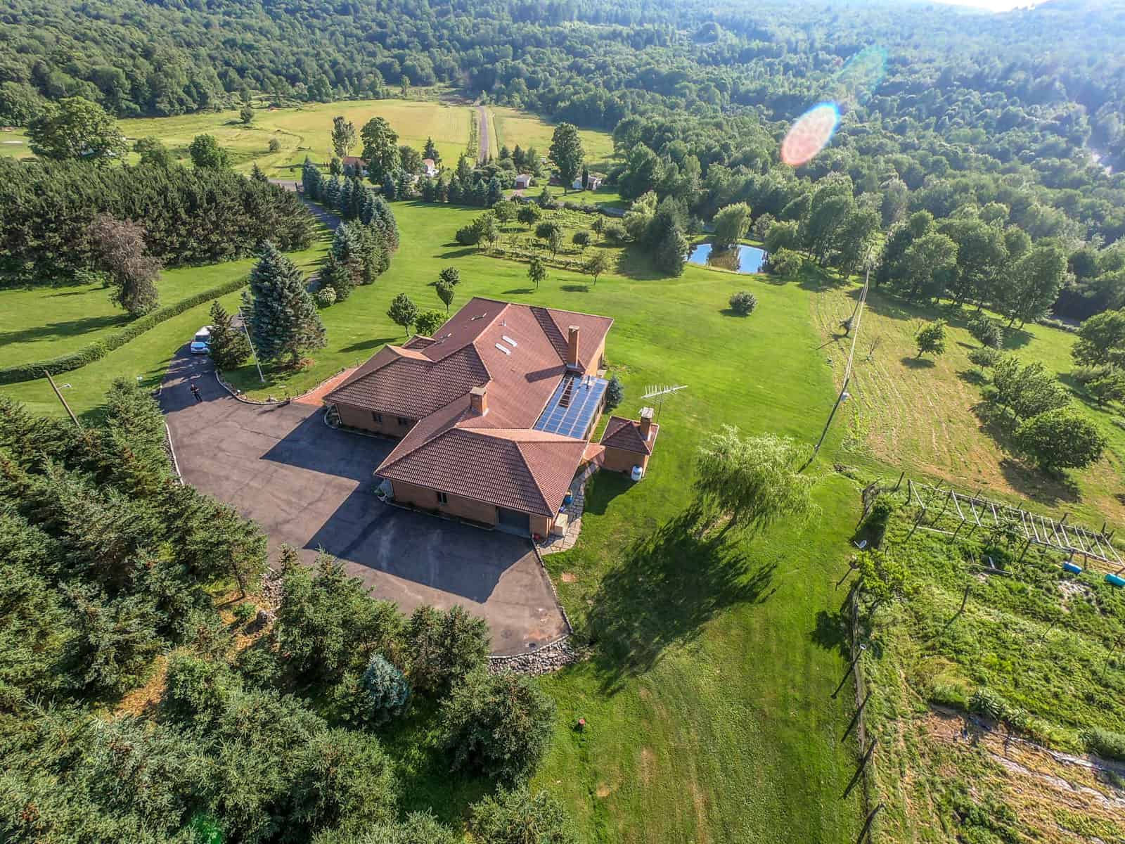 aerial photo of residential real estate property