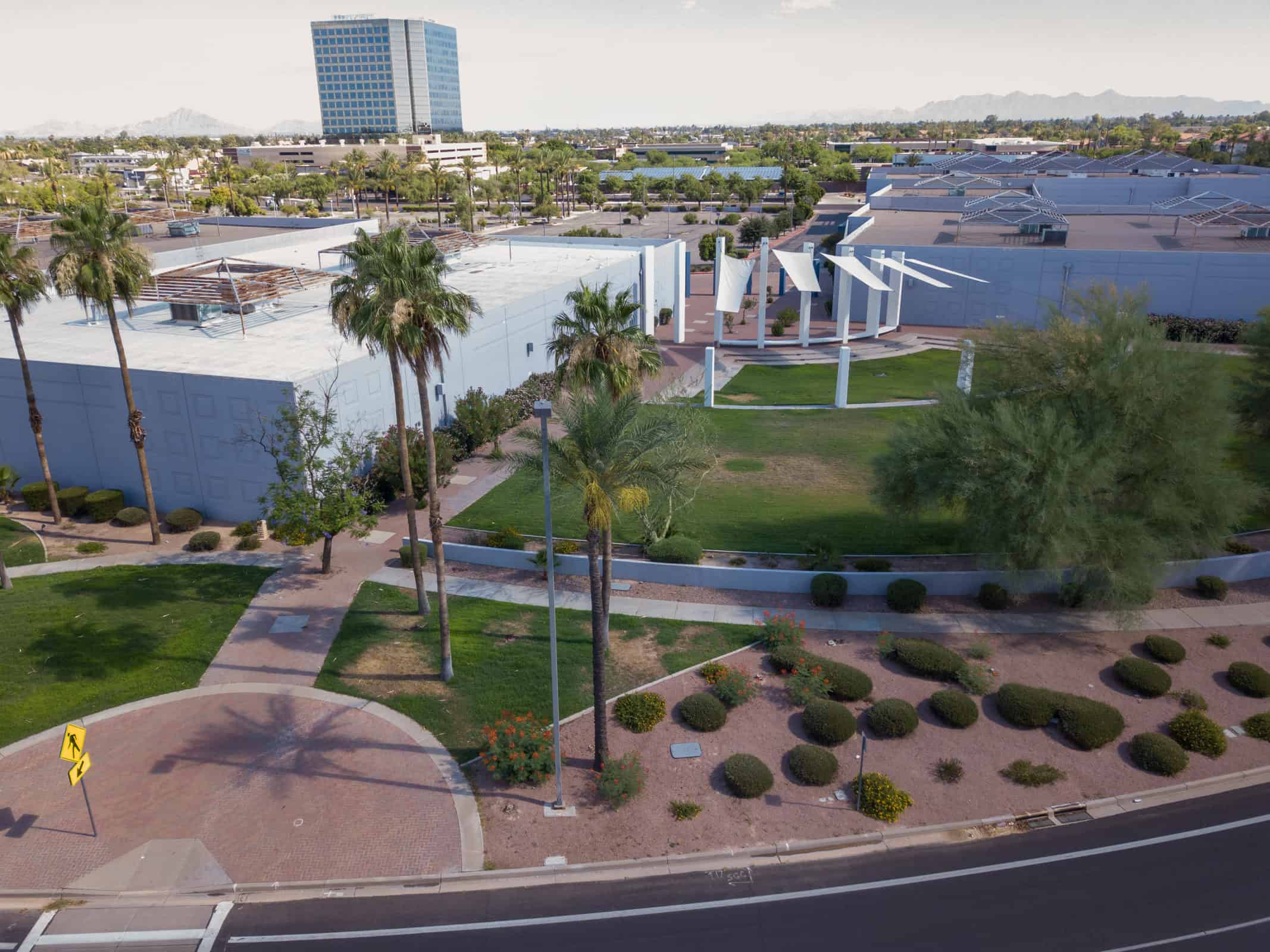 drone photo of residential properties in Tucson, AZ