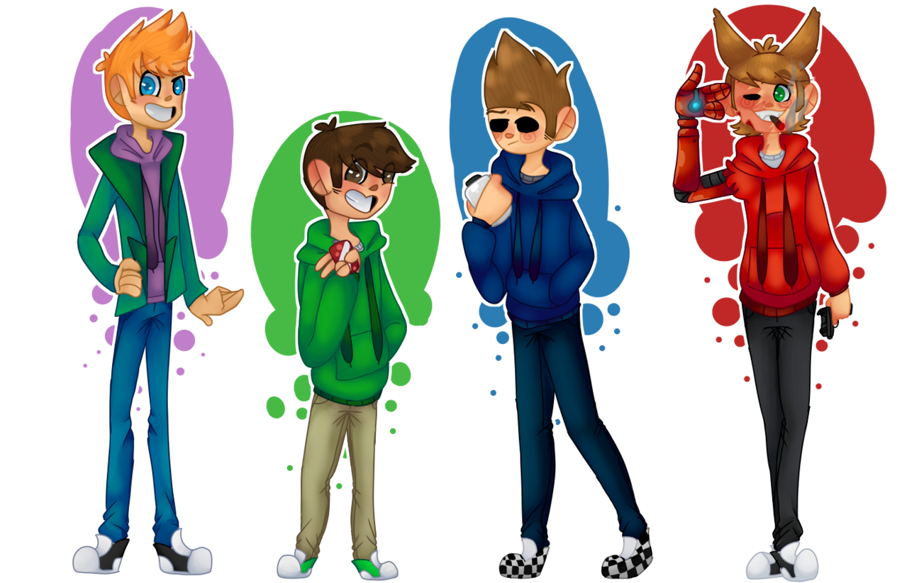 eddsworld- tord matt edd and tom Illust of ToxicDemon medibangpaint Eddsworld Tom Tord Matt Edd