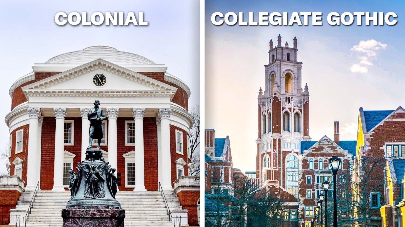 Architect Breaks Down the Most Common Styles of College Campus