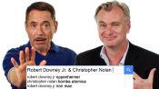 Robert Downey Jr e Christopher Nolan rispondono alle domande del web