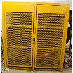 LARGE HEAVY DUTY LOCKABLE METAL STORAGE CAGE