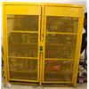 Image 1 : LARGE HEAVY DUTY LOCKABLE METAL STORAGE CAGE