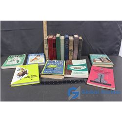 (15) Vintage Hardcover Books