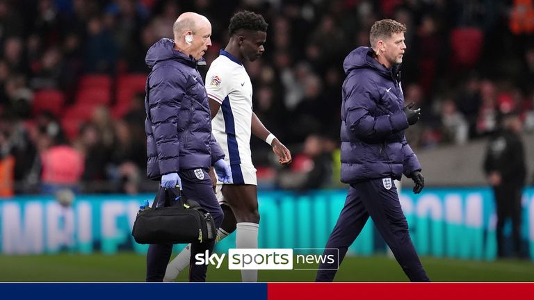 Bukayo Saka injury