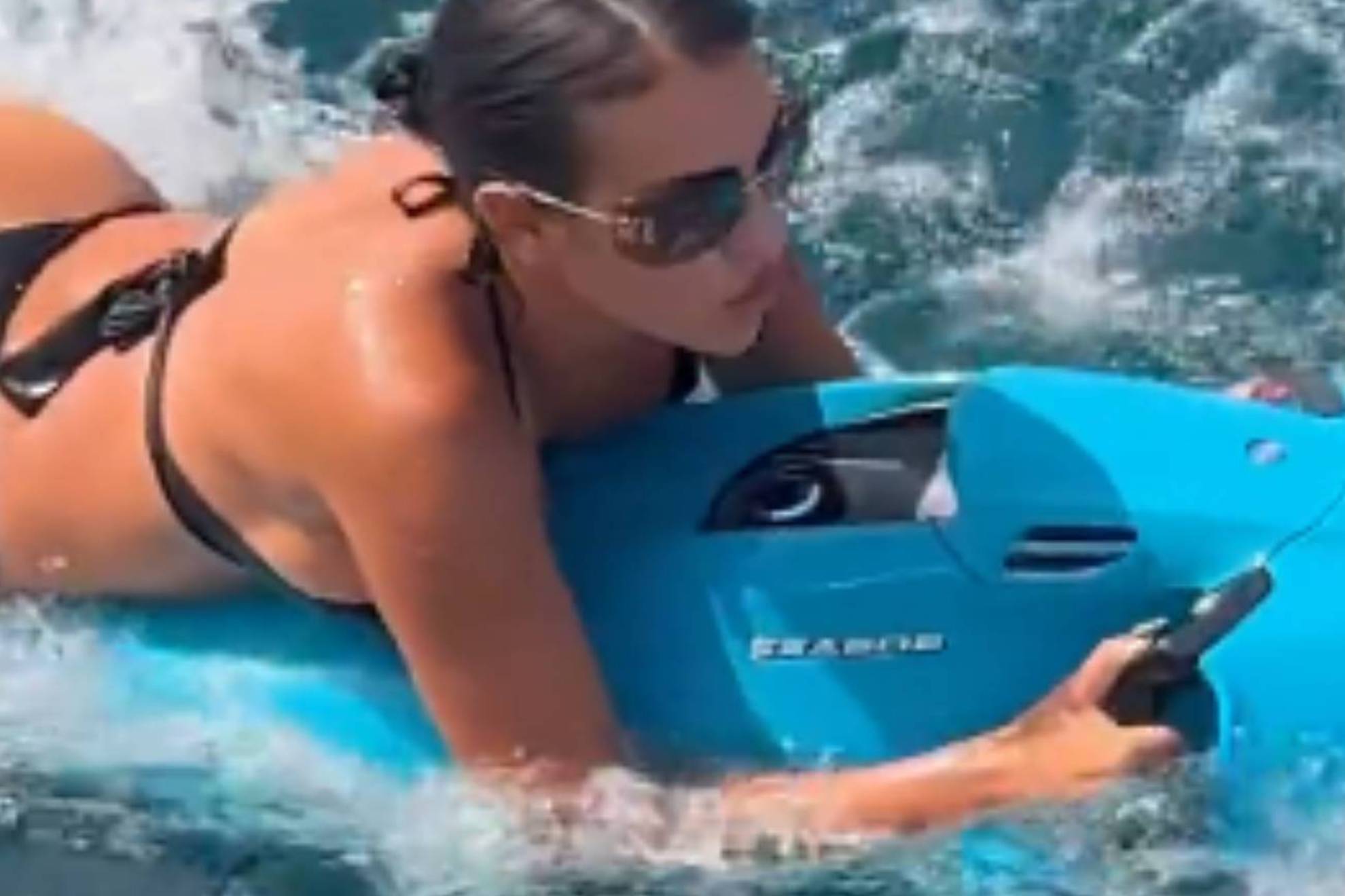 El v�deo viral de Georgina Rodr�guez: millones de likes a su ba�o propulsado del verano