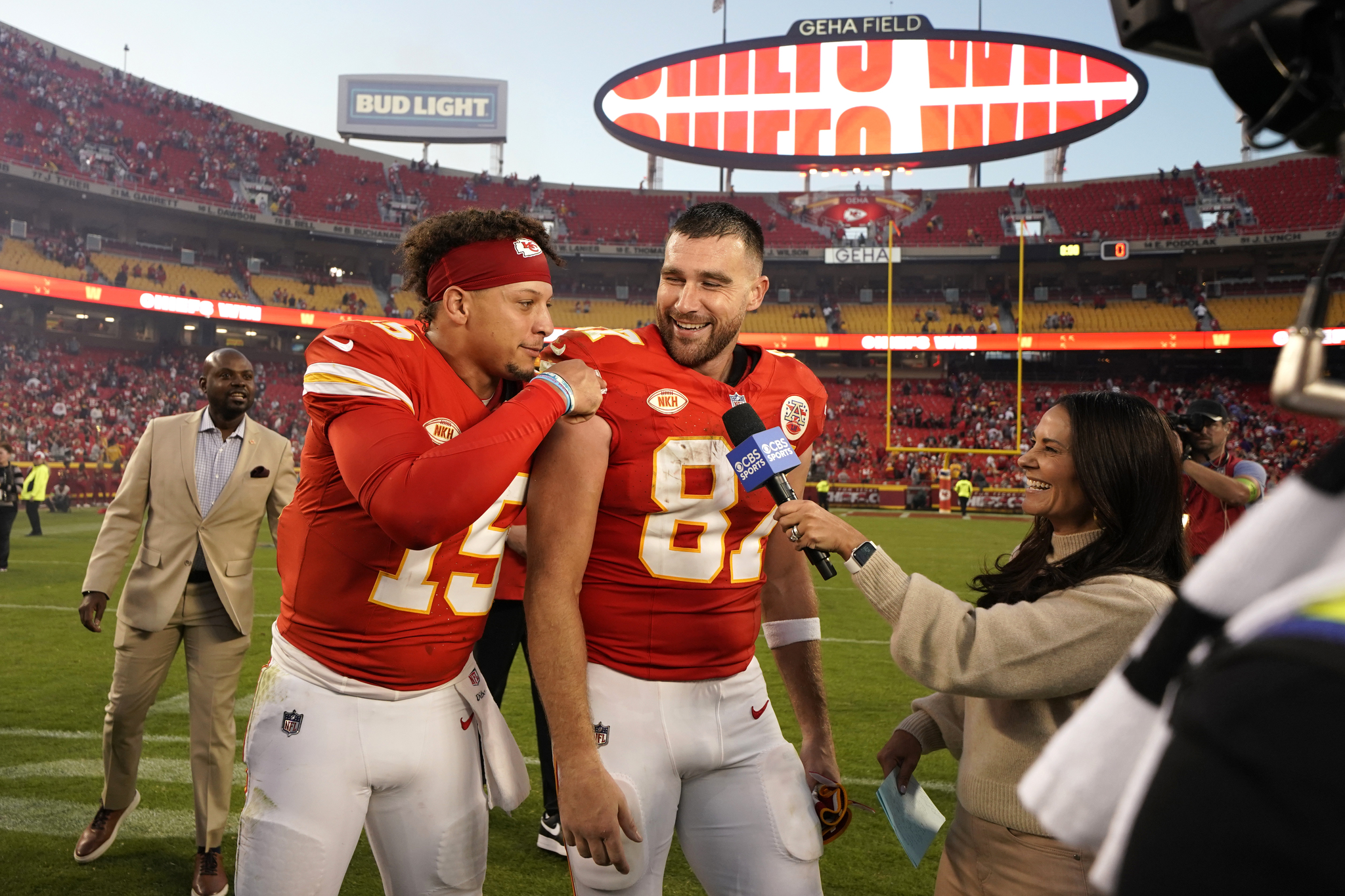 Patrick Mahomes and Travis Kelce