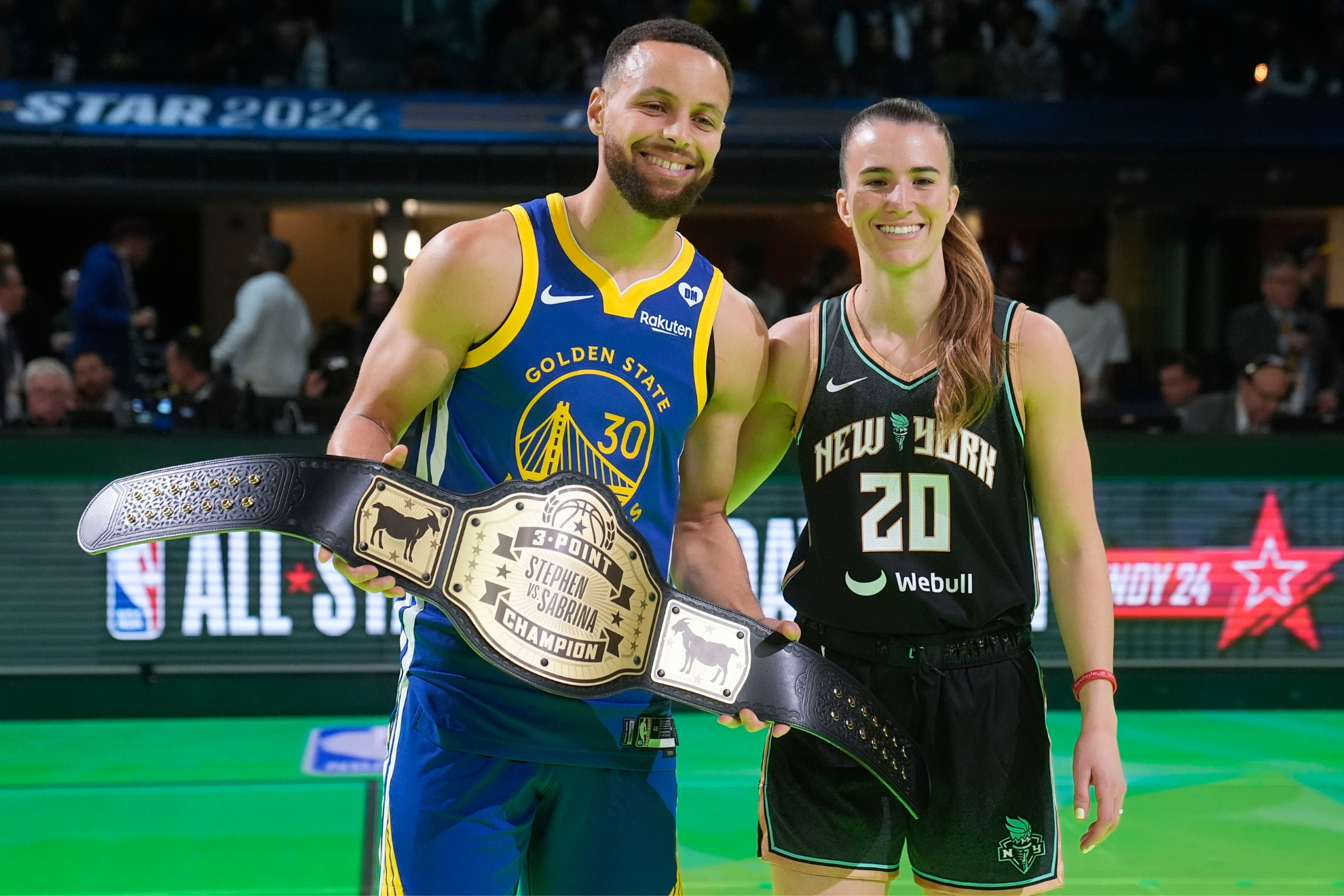 Curry defeated Ionescu on Saturday night -- will they meet again next year?