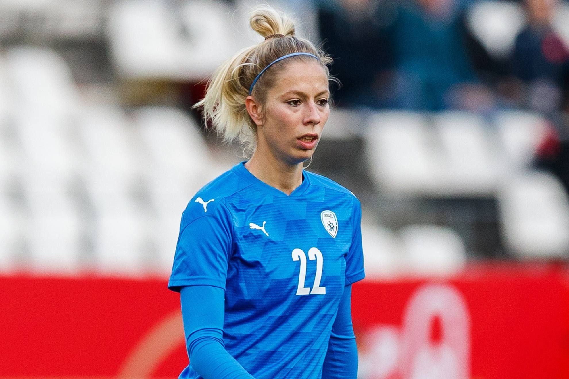 Sharon Beck durante un partido con la selecci�n de Israel / UEFA