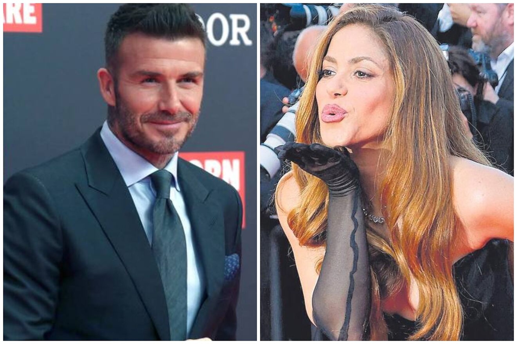 David Beckham and Shakira