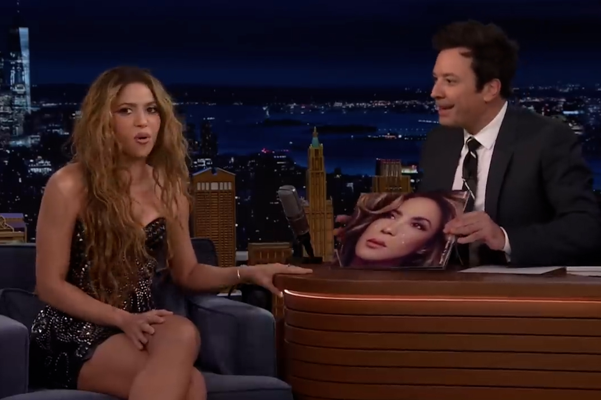 Shakira on the Tonight Show with Jimmy Fallon