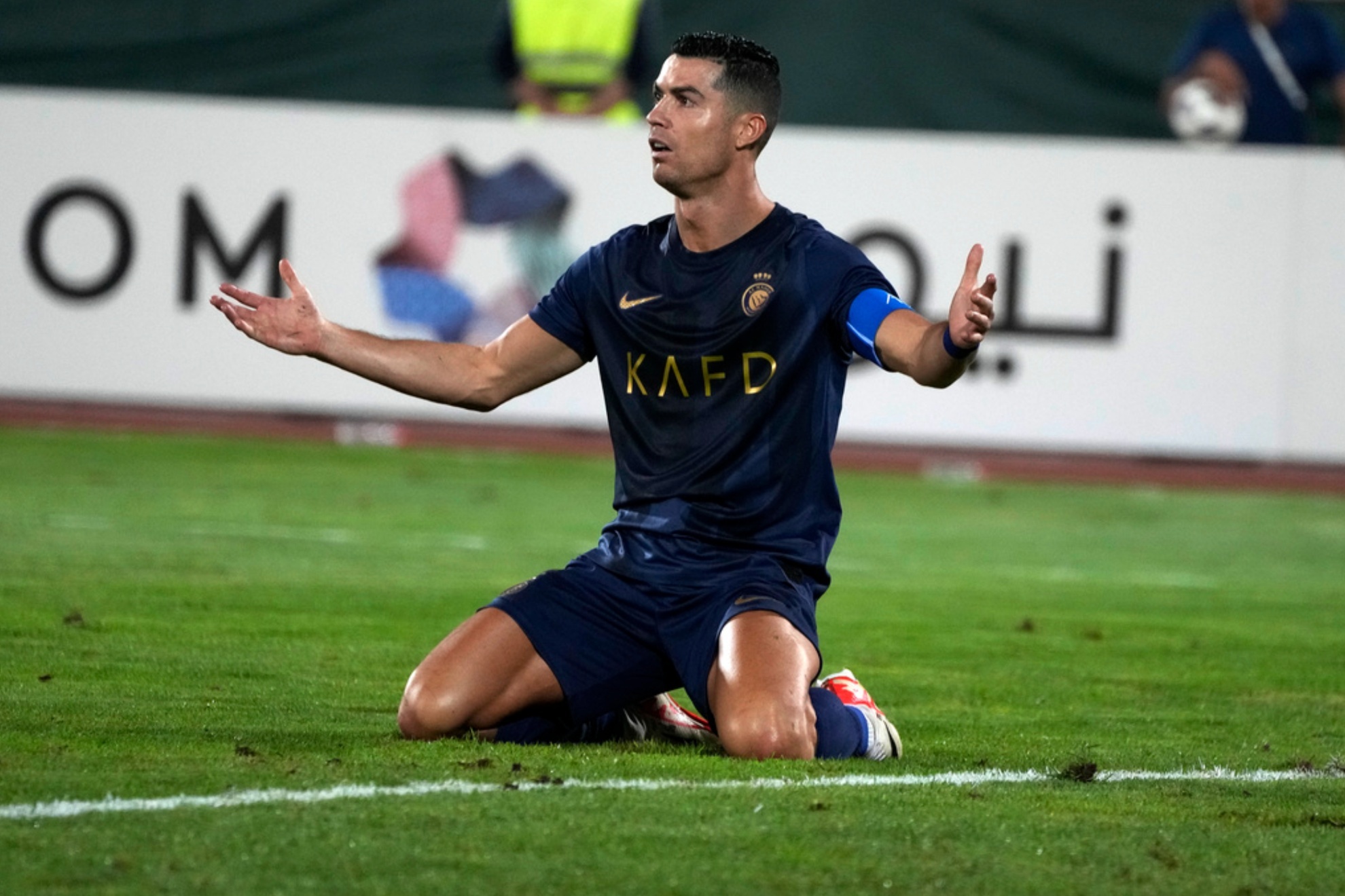 Cristiano Ronaldo in a match against Irans Persepolis this past September.