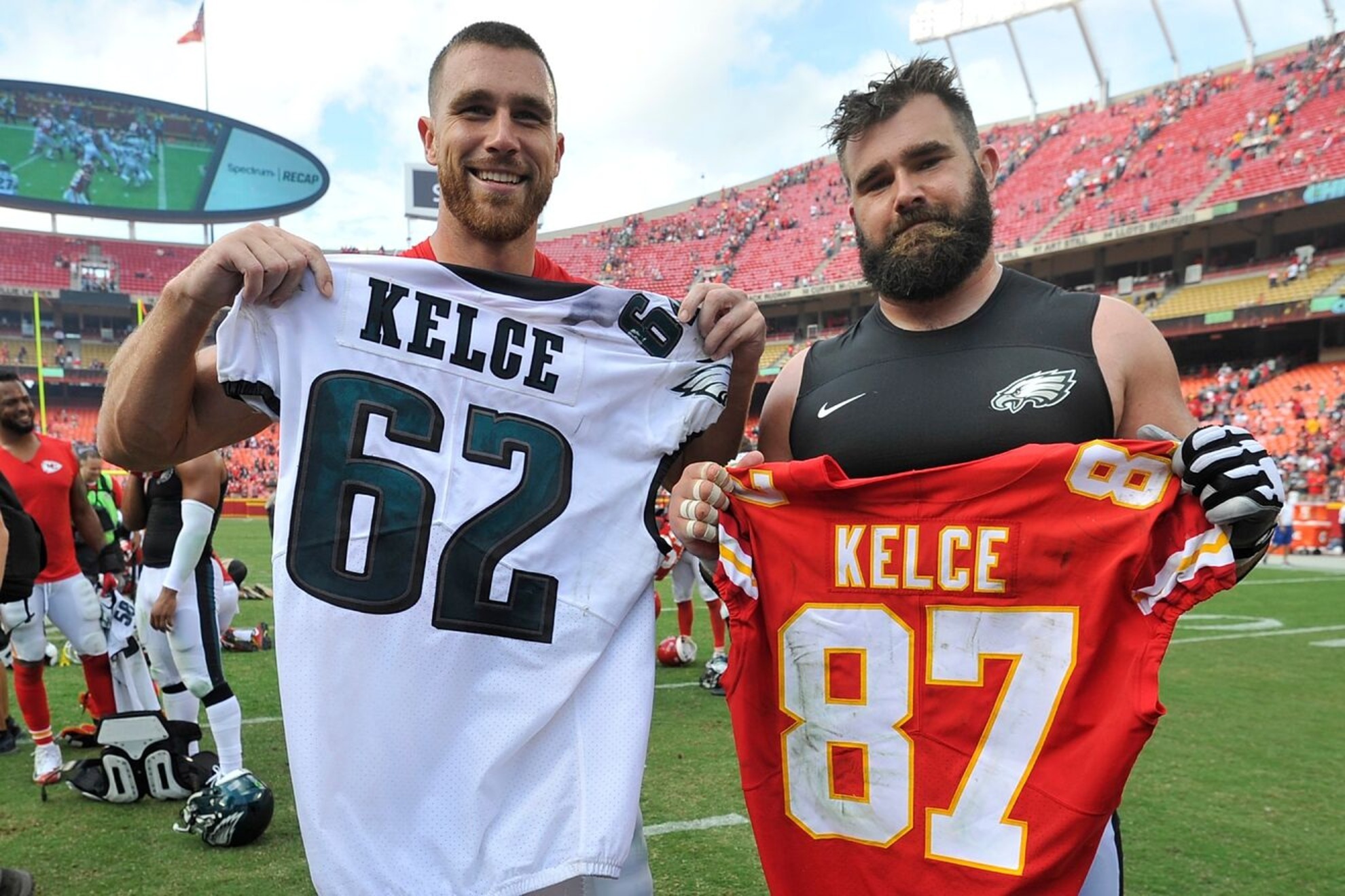 Travis and Jason Kelce