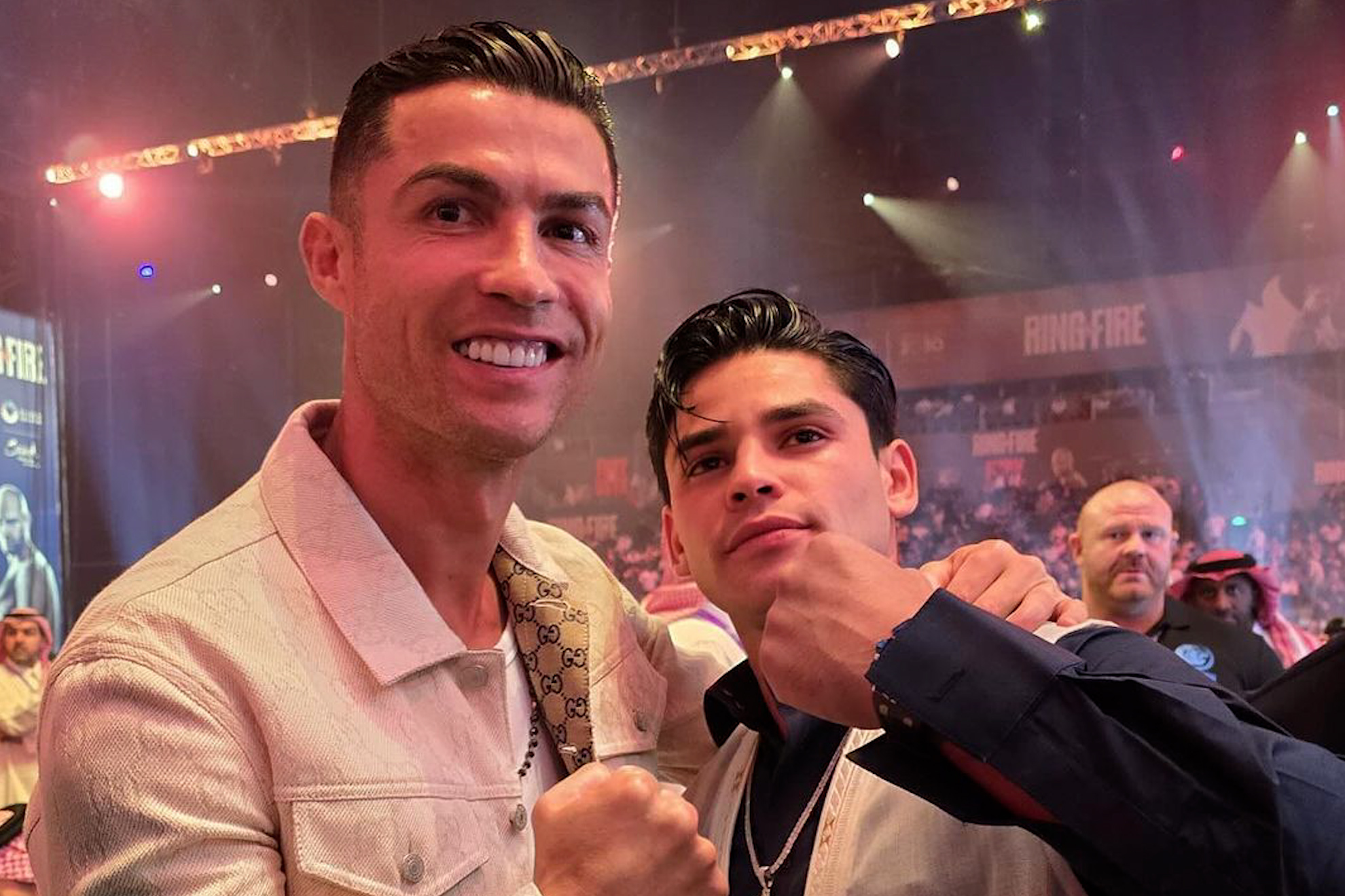 Cristiano Ronaldo and Ryan Garcia