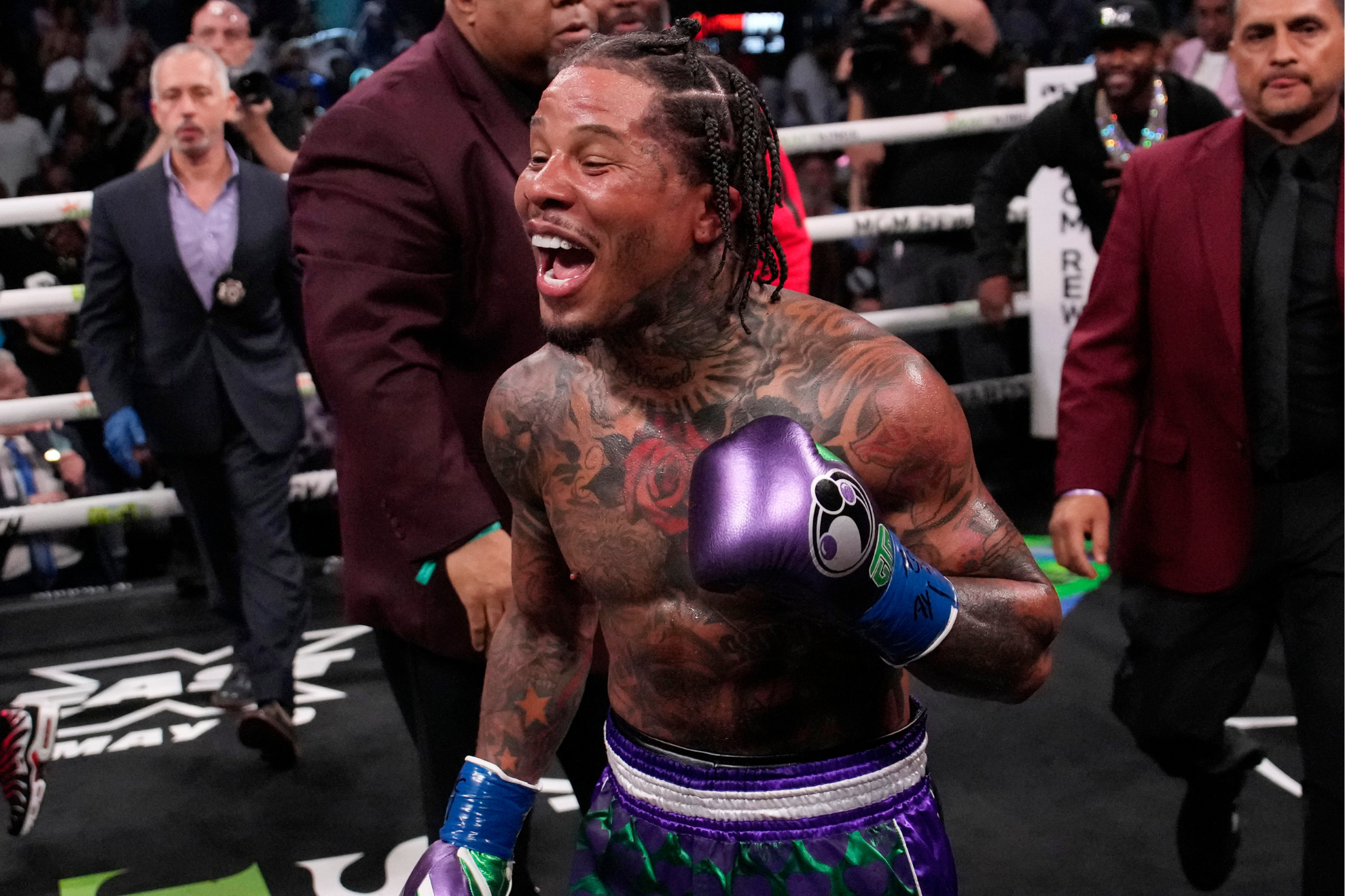 Gervonta Davis after beating Ryan Garcia.