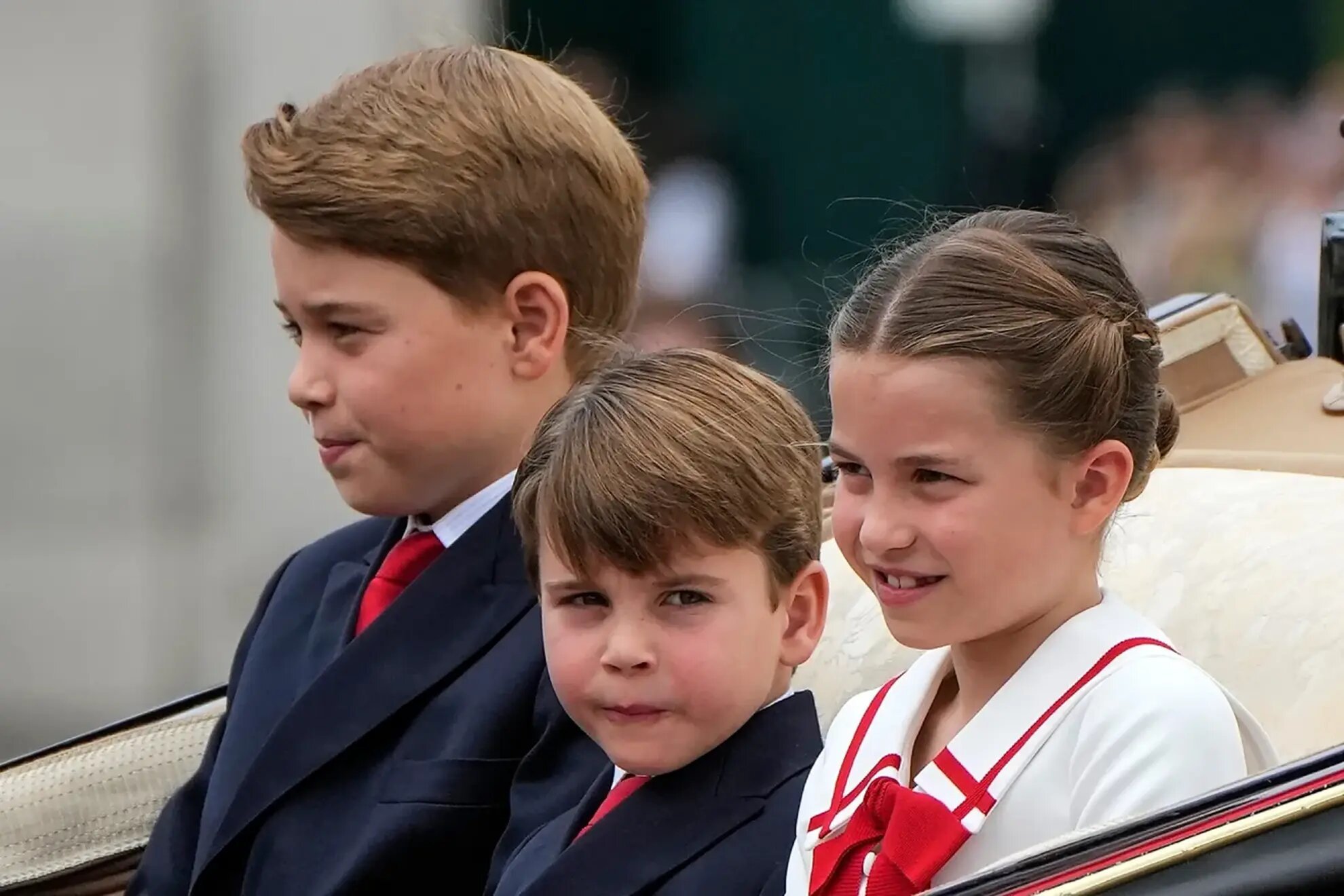 Prince George, Princess Charlotte and Prince Louis