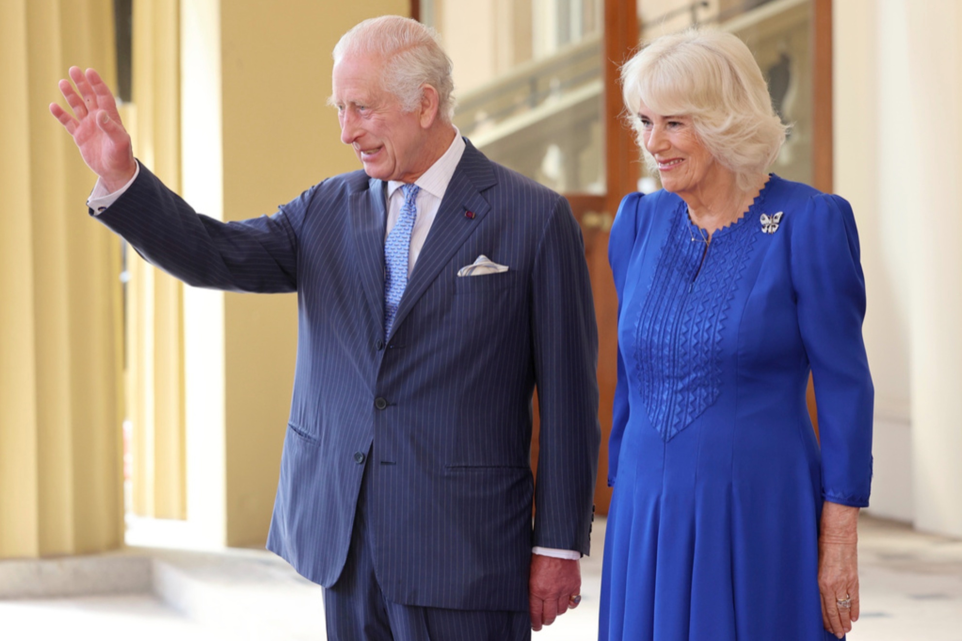 King Charles and Queen Camilla during the visit of Emperor Hirohito and Empress Masako of Japan.