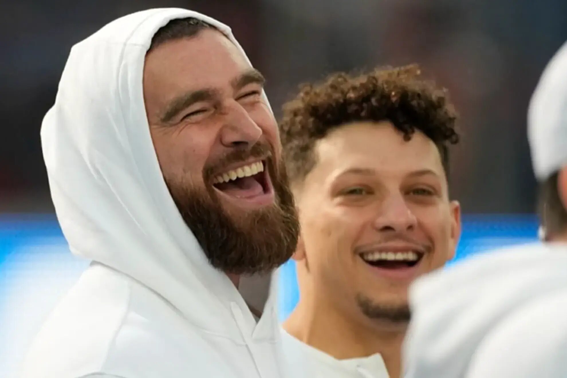 Travis Kelce and Patrick Mahomes