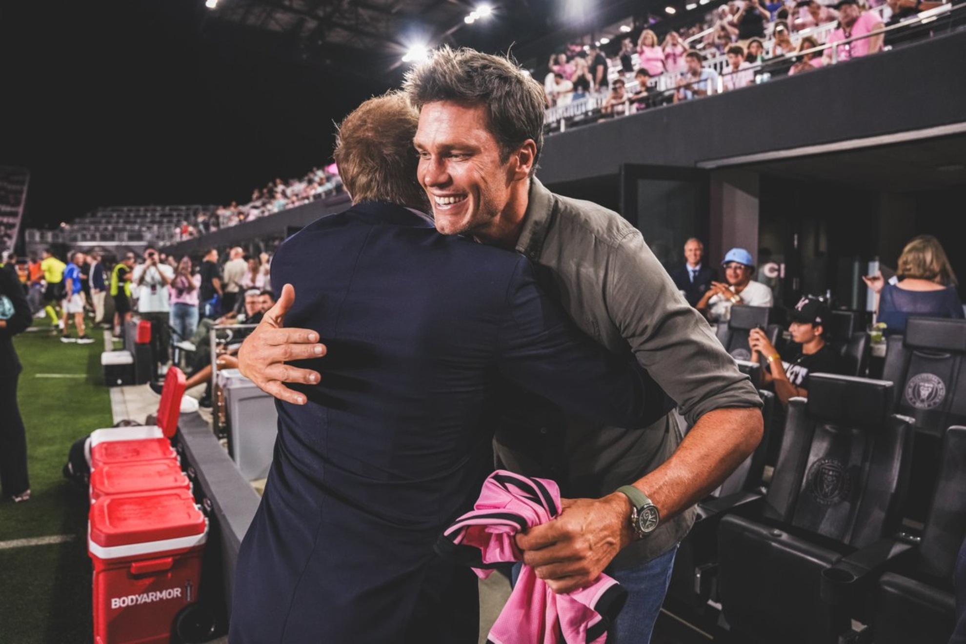 Tom Brady at Inter Miami stadium