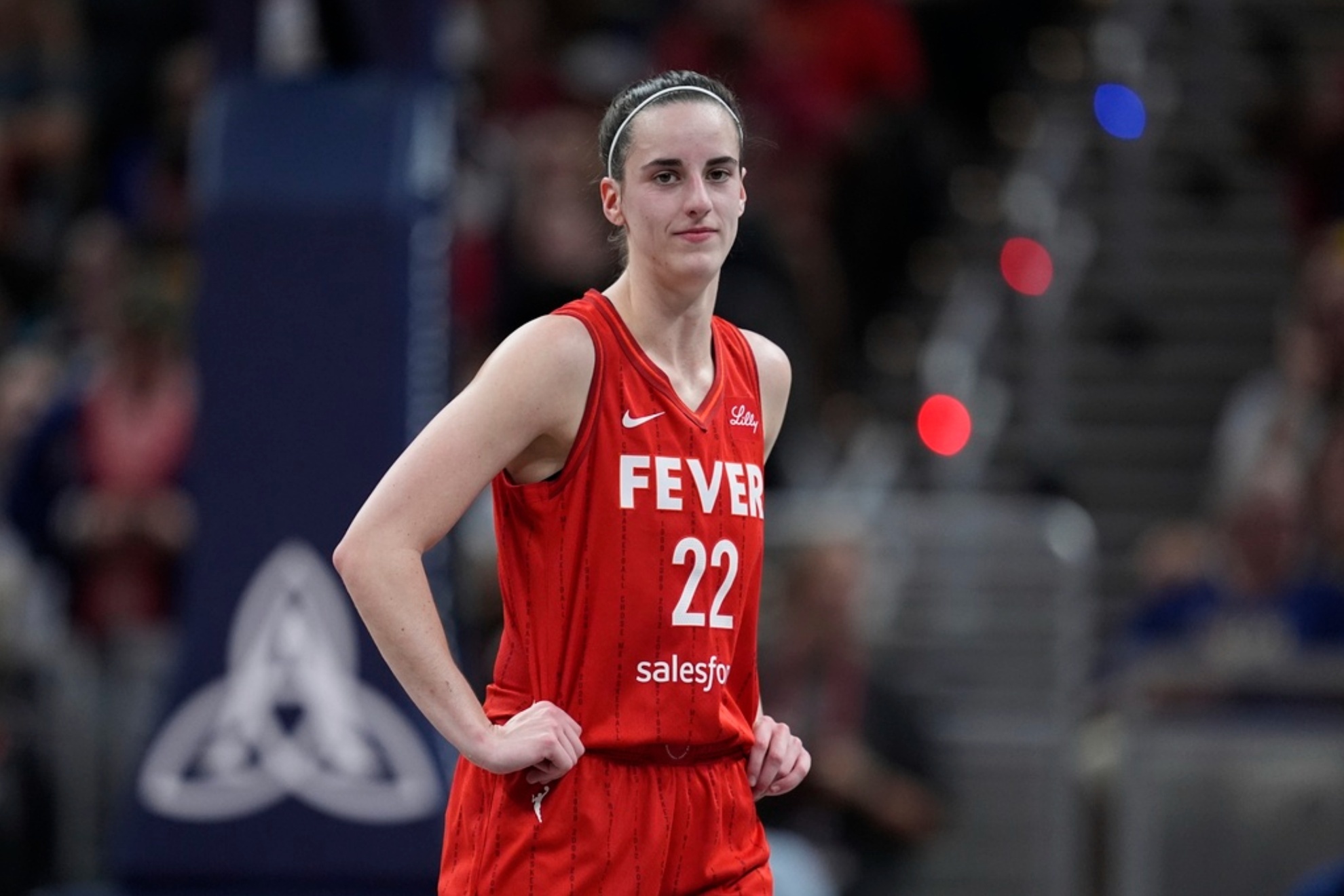 Indiana Fevers Caitlin Clark during the 2024 WNBA regular season