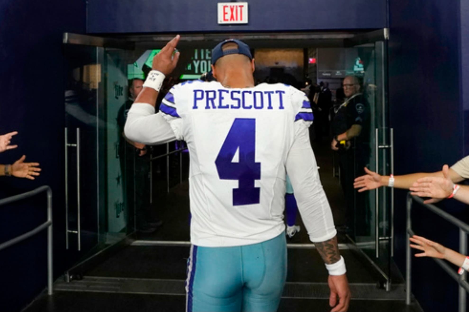 The always criticized Dallas Cowboys quarterback, Dak Prescott.