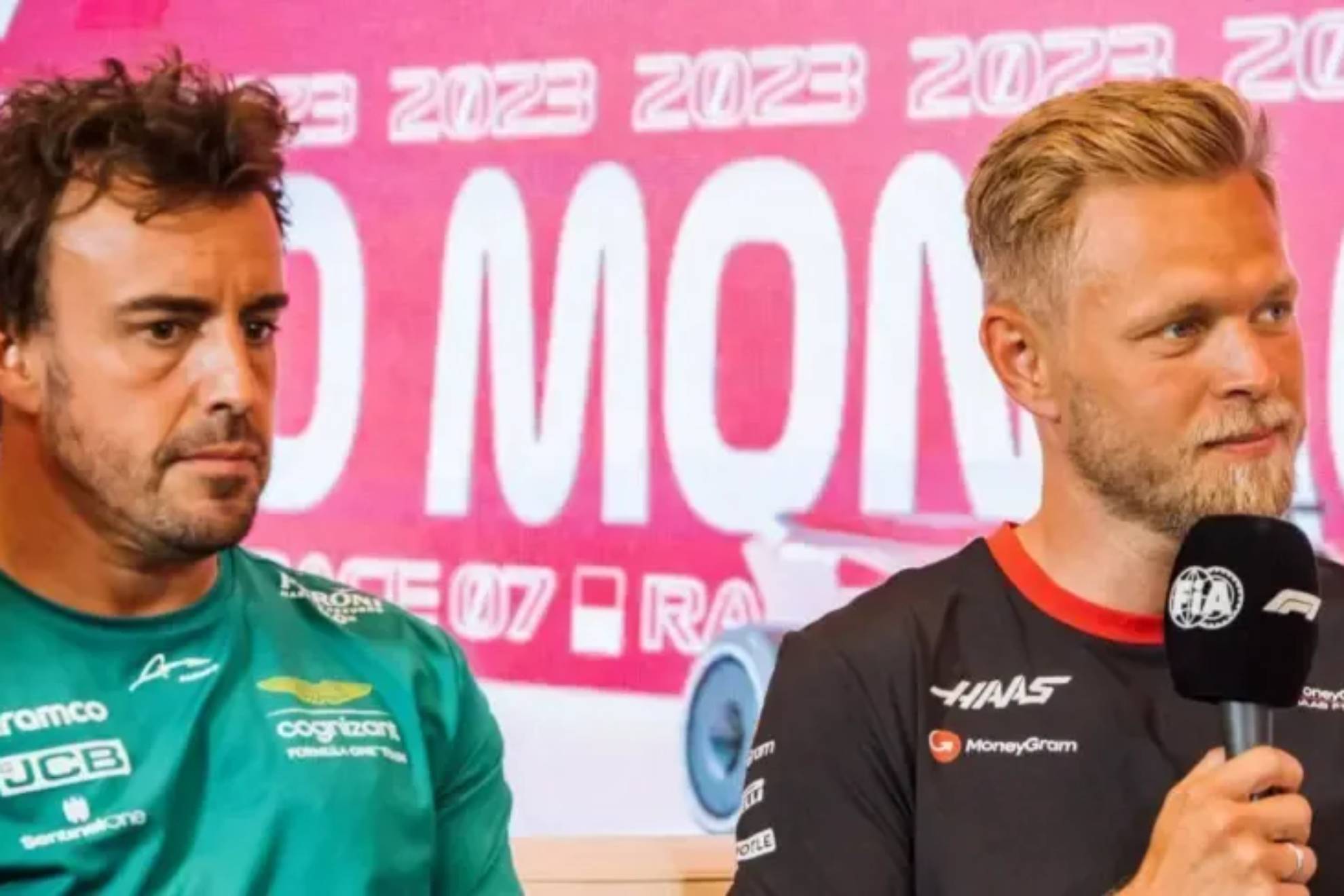 Alonso y Magnussen, en una imagen del a�o pasado-