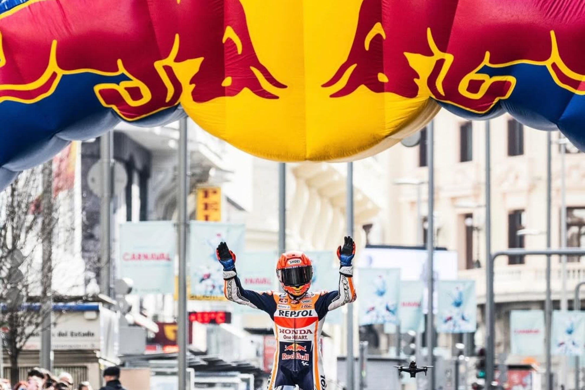 Marc M�rquez, en un evento de Red Bull