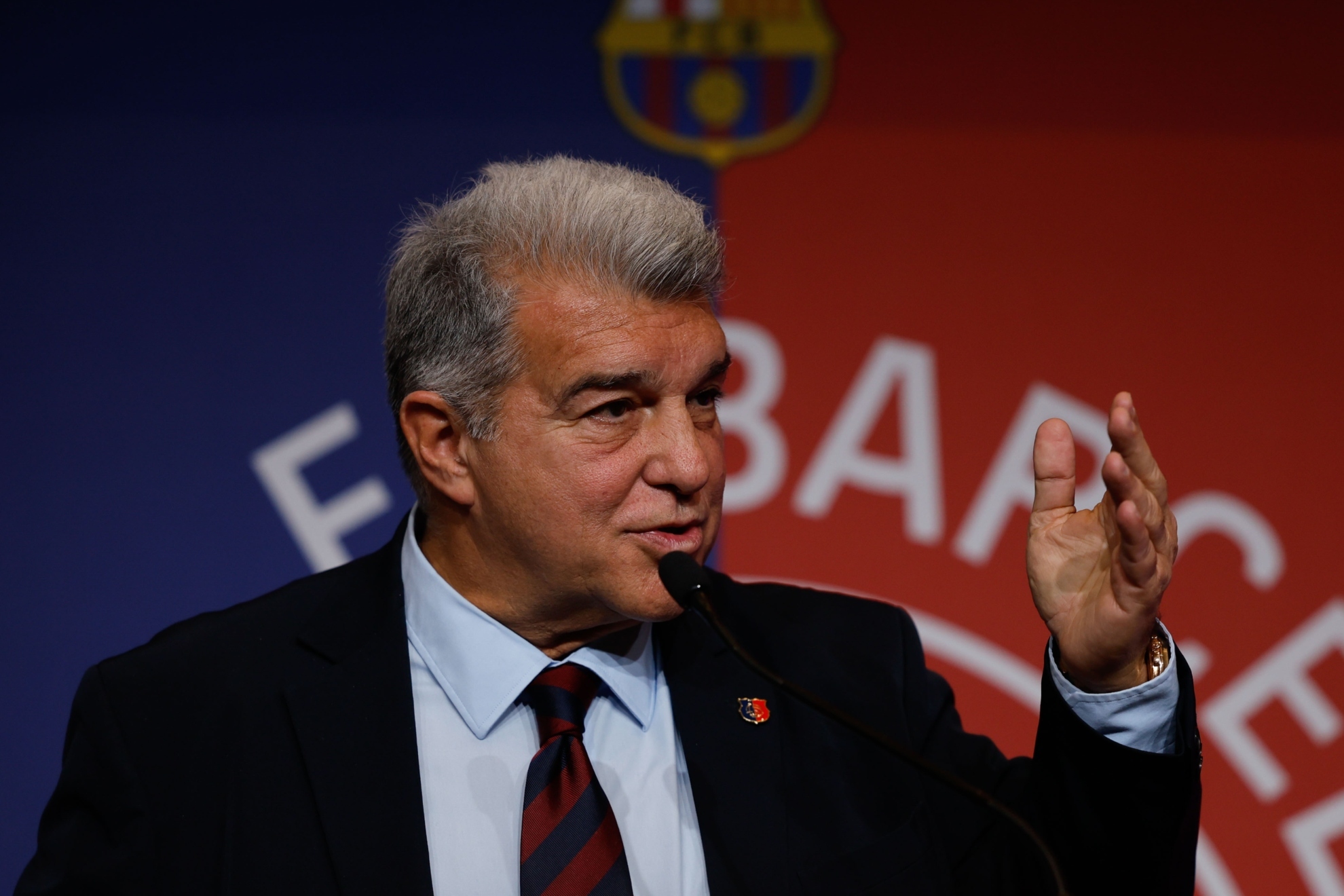 Joan Laporta, presidente del Barcelona.