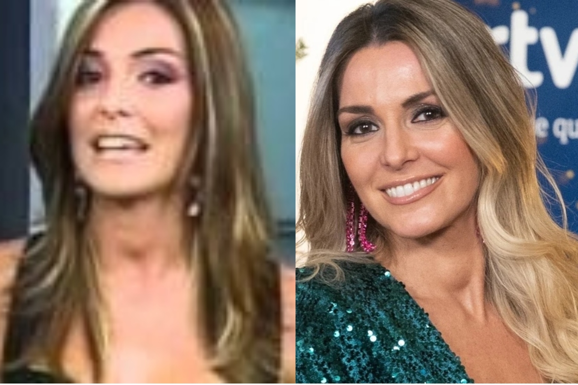 Los impactantes cambios f�sicos de los presentadores de televisi�n: Blanca Benlloch cuenta sorteos de Loter�a en TVE, profesora, modelo...