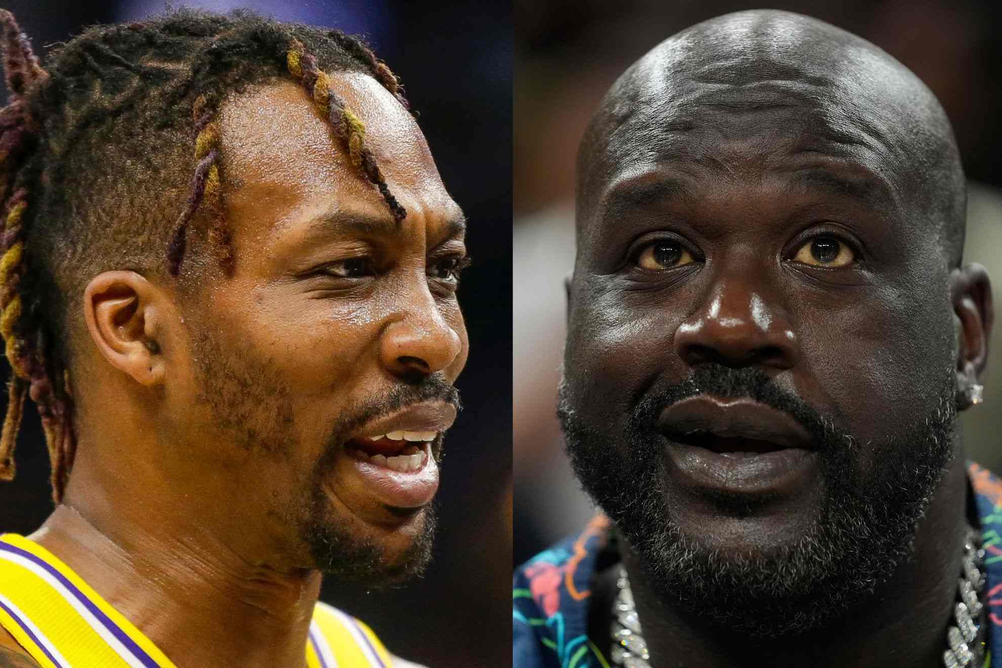 Dwight Howard warns Lakers legend Shaquille ONeal that they need to solve their differences in a public fight