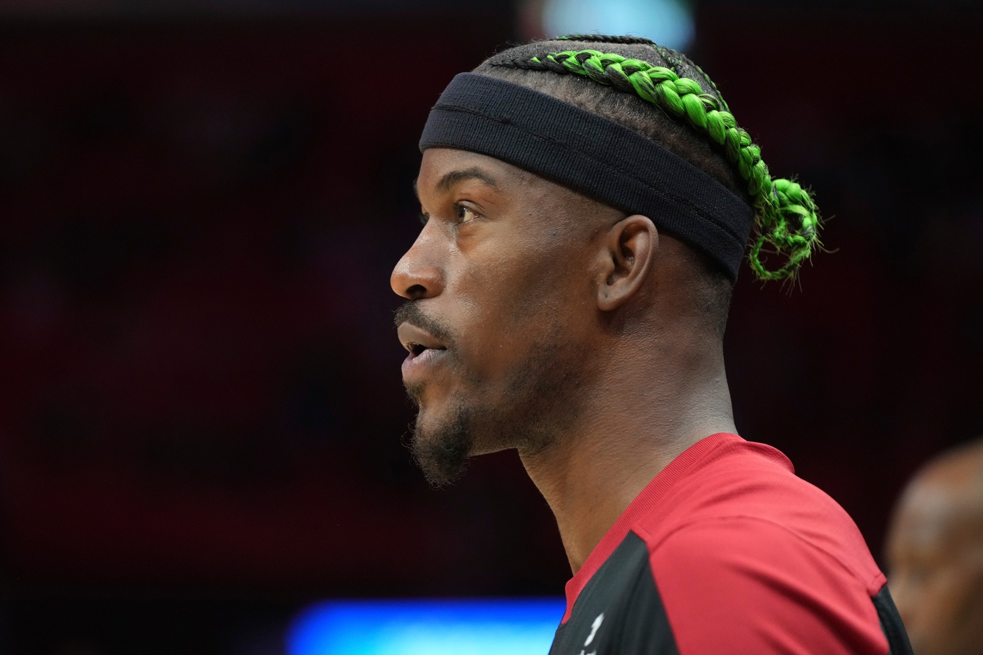 Jimmy Butler during a Miami Heat basketball game.