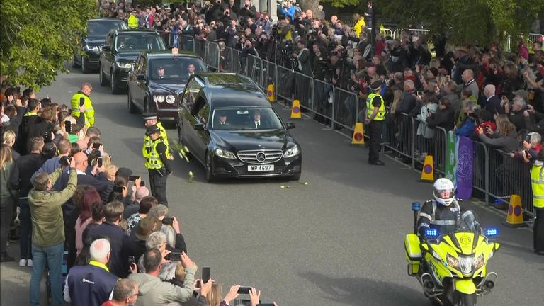 The Queen&#39;s coffin