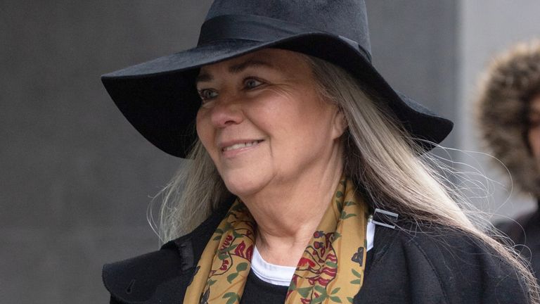 Koo Stark pictured in January 2020