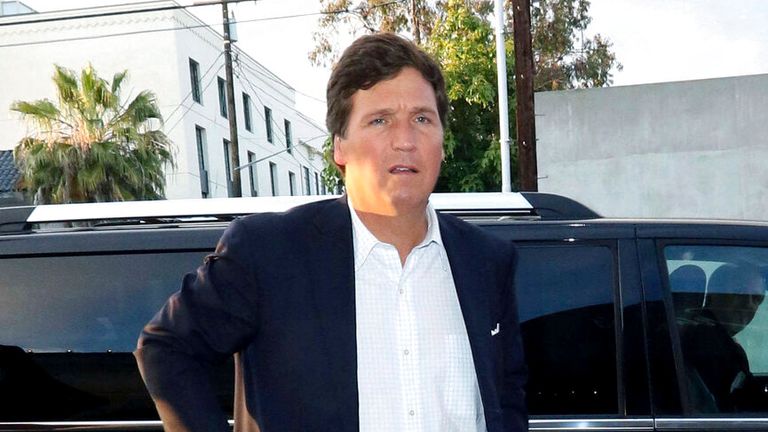 Tucker Carlson in 2019. Pic: AP