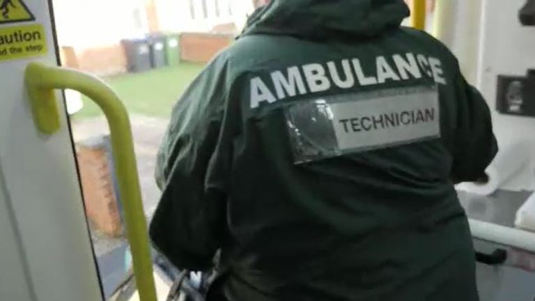 Tom Cheshire copy. Ambulance. NHS. Picture uploaded 13 December 2023