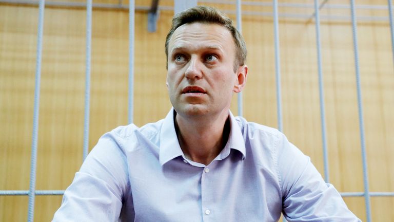 Alexei Navalny in 2018. Pic: Reuters